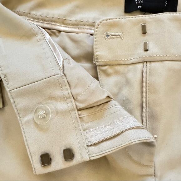 White House Black Market cream Perfect Form low rise ankle pants size 2
b33 - Picture 3 of 6